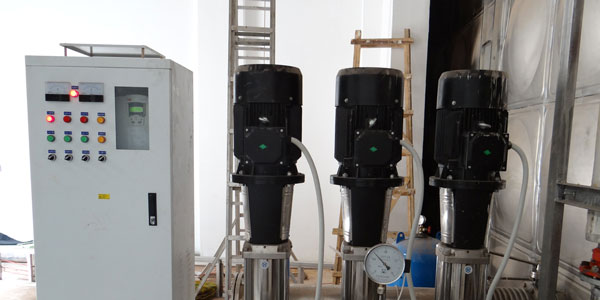 空气能太阳能复合式中央热水工程展示